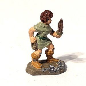 Vintage Archive Miniatures 5006 Ladies of Fantasy Female Thief 25mm, 1978